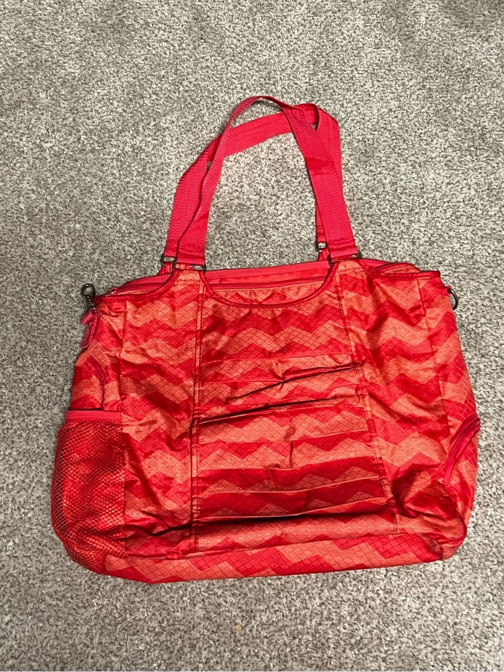 Thirty One Bags Pink and Coral Women's Everyday Tote Bag - Lightweight, Spacious